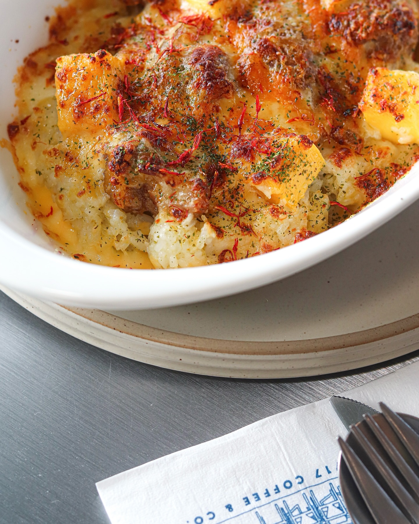 Baked rice dishes